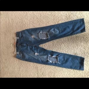 Medium Denim Boyfriend Jeans Size 30